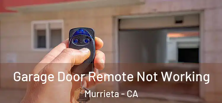  Garage Door Remote Not Working Murrieta - CA